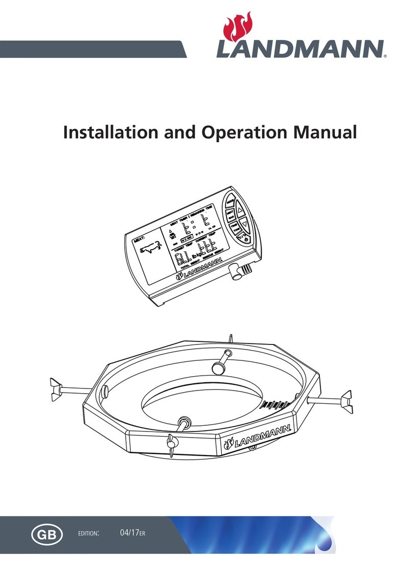 Landmann Triton PTS 6.1 Plus 12970 Installation and operation manual