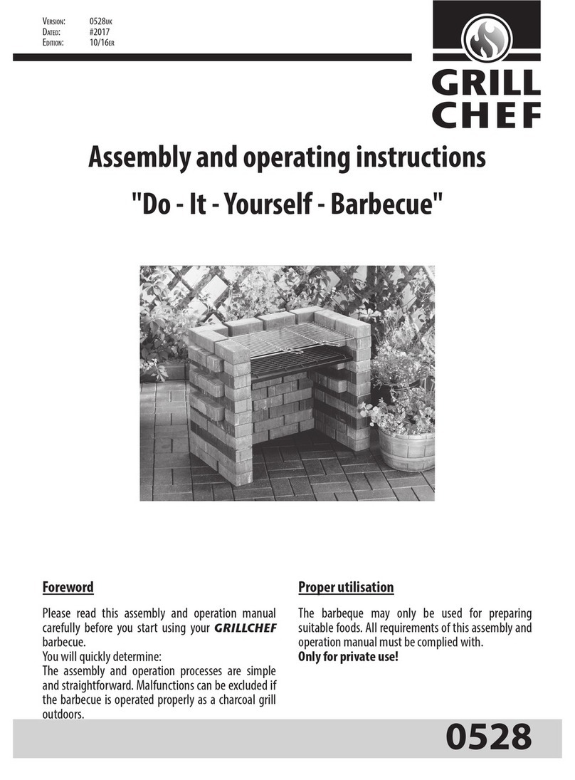 GrillChef Do-It-Yourself-Barbecue 0528 User manual