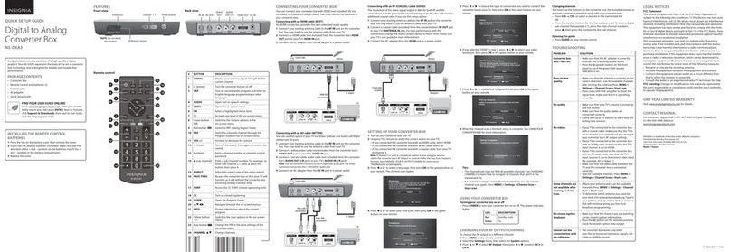 Insignia NS-DXA3 Quick setup guide