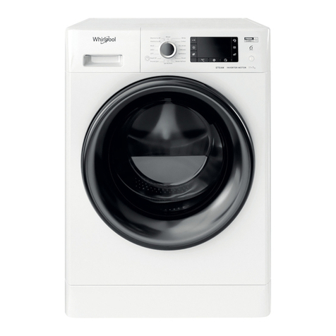 Whirlpool FWDD117168W Installation and operation manual