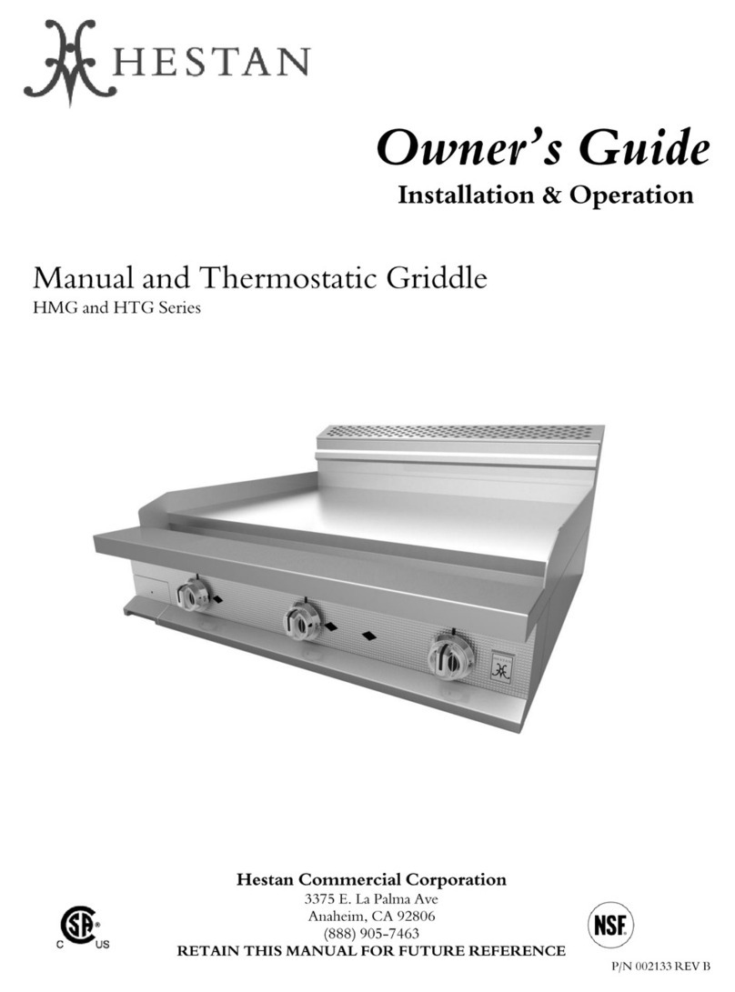 hestan HTG Series User manual
