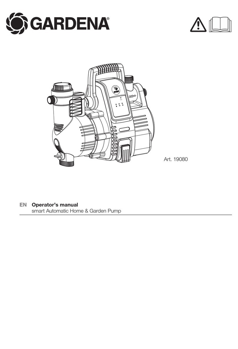Gardena 19080 Operator's manual
