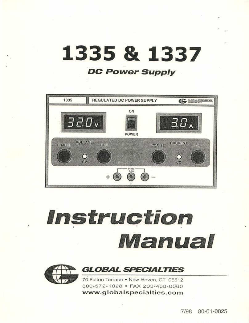 Global Specialties 1335 instruction manual