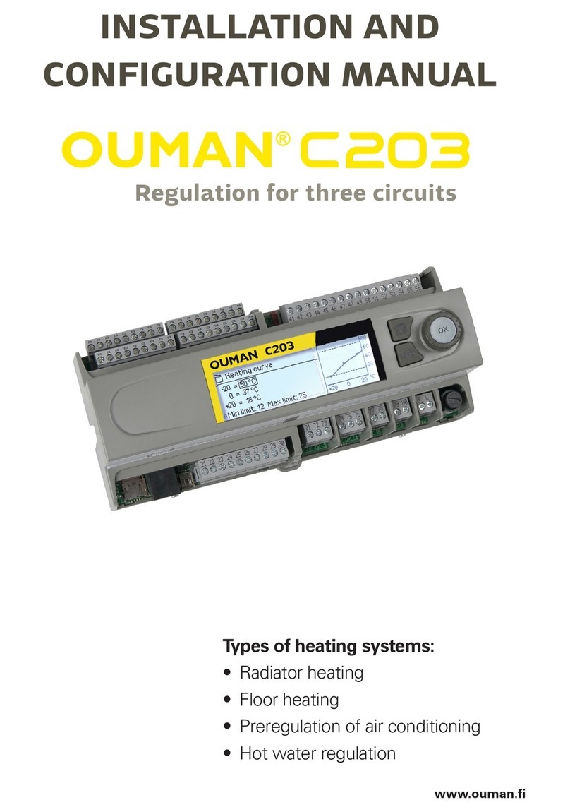 OUMAN C203 Installation and configuration manual OUMAN C203 Installation and configuration manual