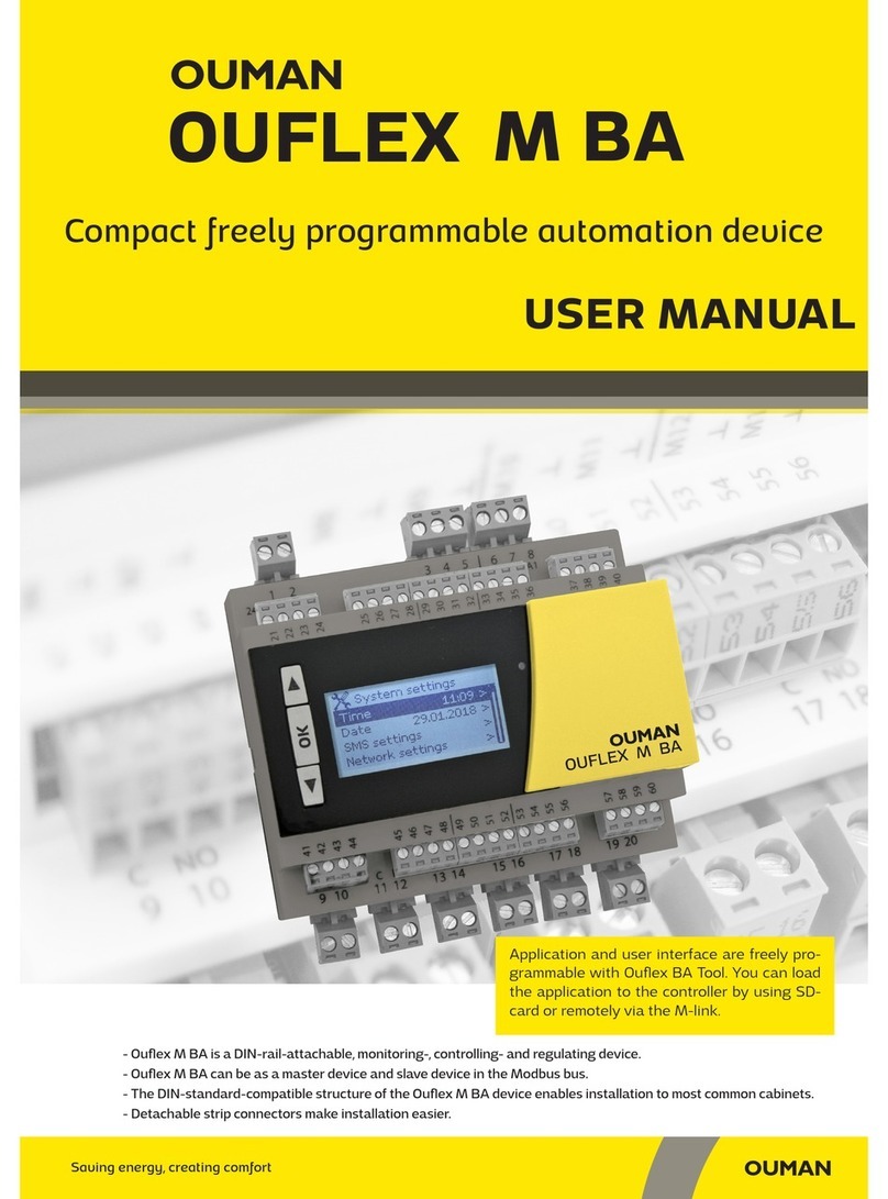 OUMAN OUFLEX M BA user manual
