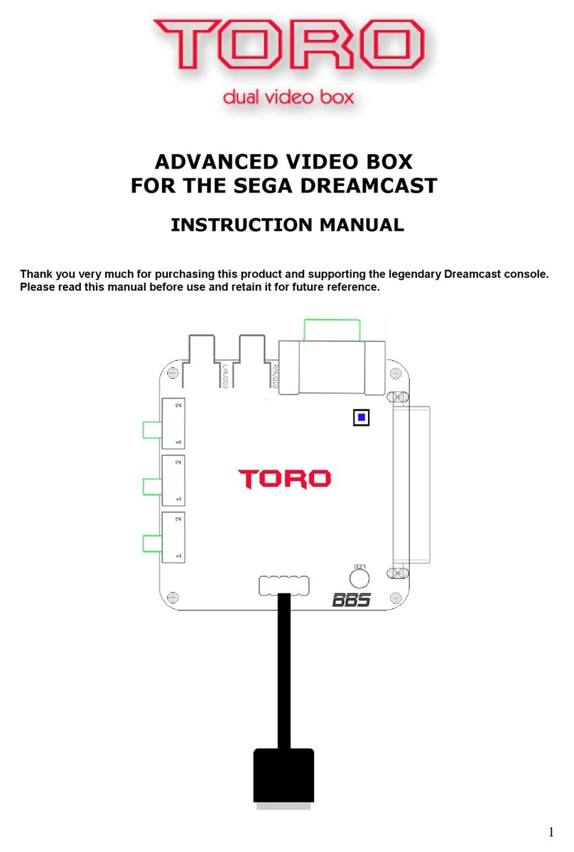 Team Beharbros TORO Dual Video Box instruction manual