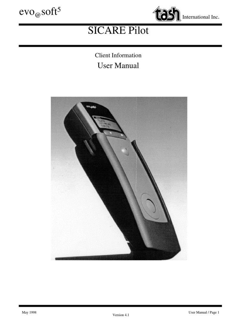 Tash SICARE Pilot user manual