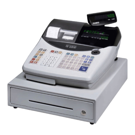 Casio TE-2200 User manual