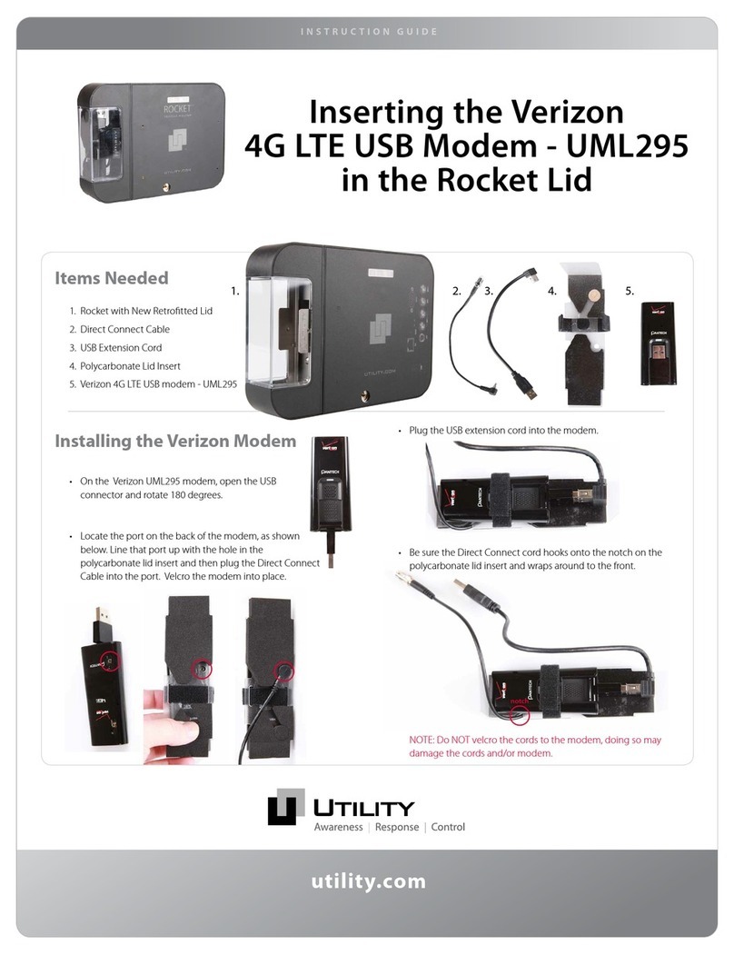 UTILITY UML295 Instruction guide UTILITY UML295 Instruction guide