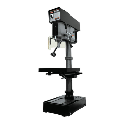 Jet JDP-20VS-3 Operating instructions and parts manual