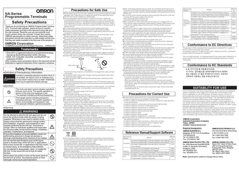 Omron NA-series user manual