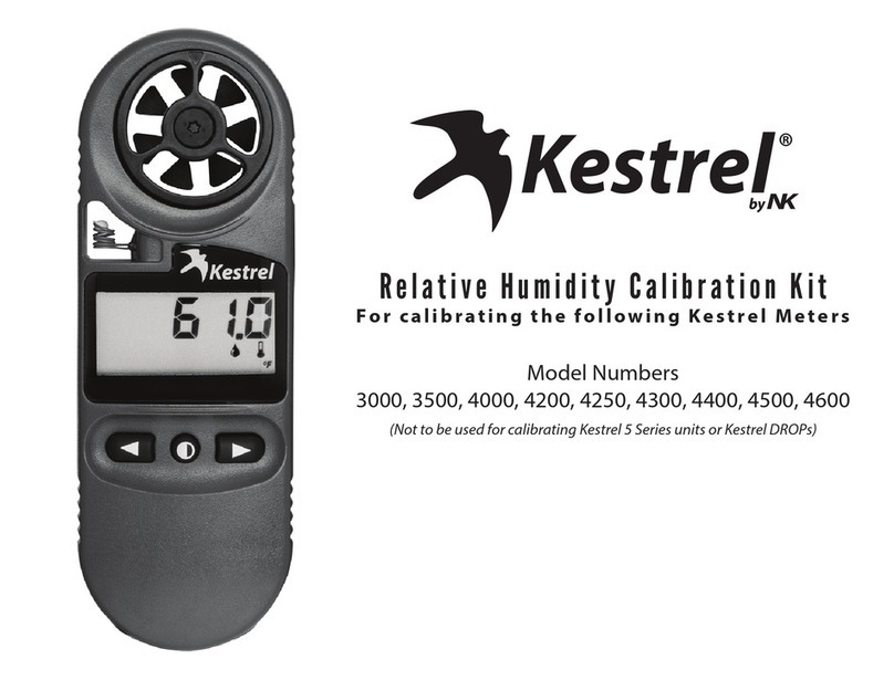 Kestrel Relative Humidity Calibration Kit user manual