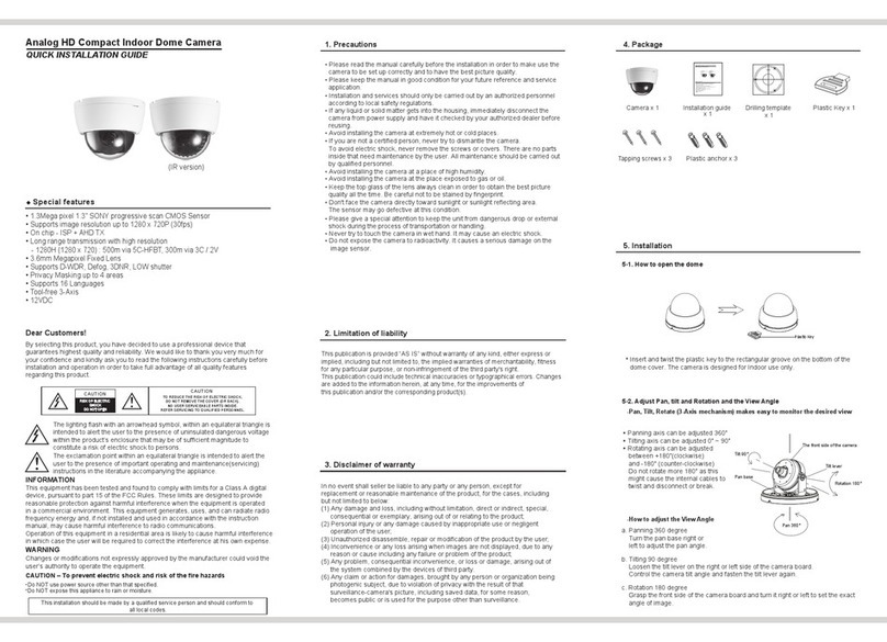 Visionhitech VD80AHD User manual