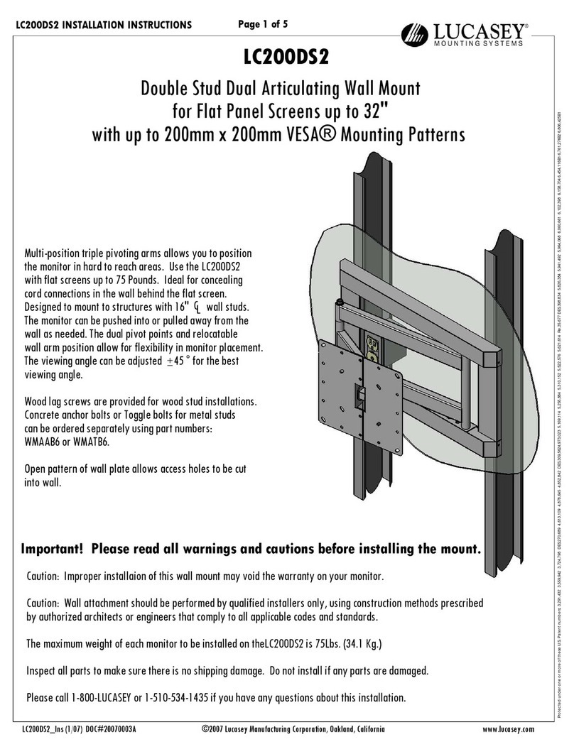 Lucasey LC200DS2 installation instructions