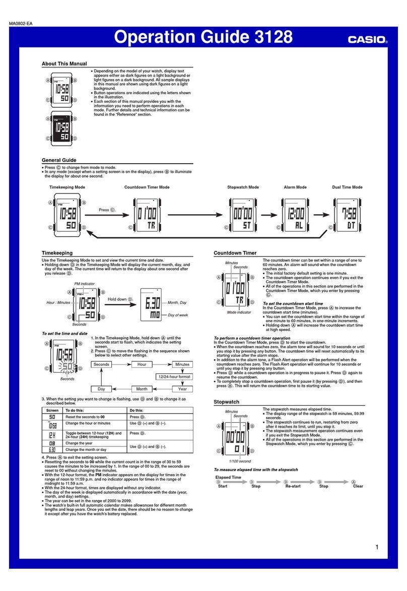 Casio 3128 User manual Casio 3128 User manual