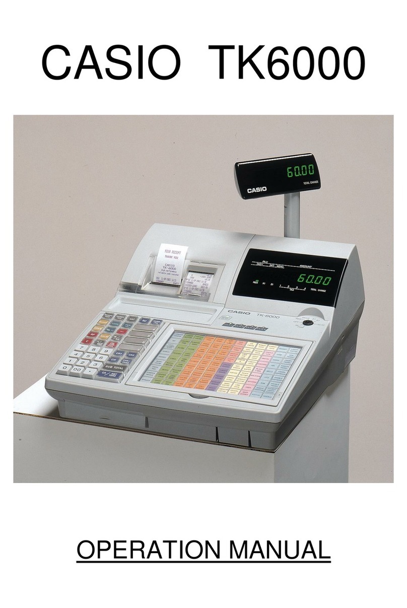 Casio TK-6000 Series Operation manual