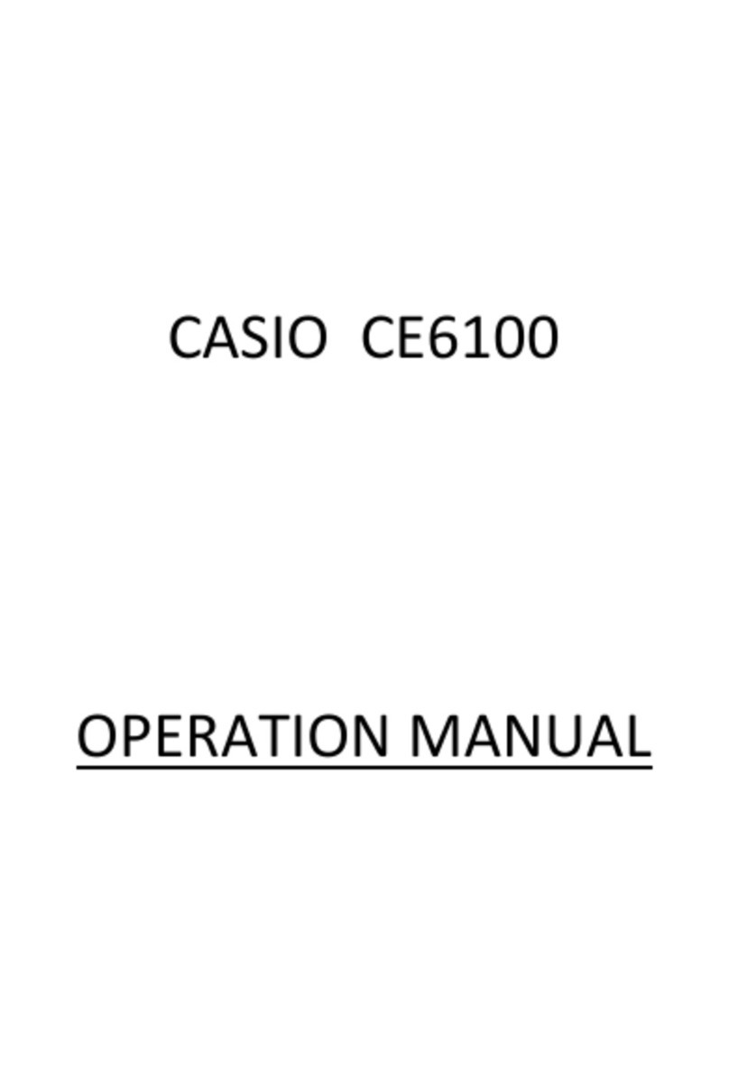 Casio CE-6100 User manual