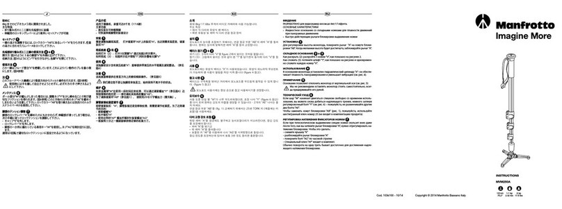 Manfrotto MVM250A User manual