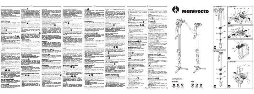 Manfrotto 562B Instructions for use