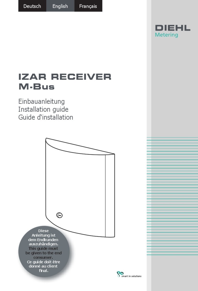 Diehl IZAR RECEIVER M-BUS installation guide