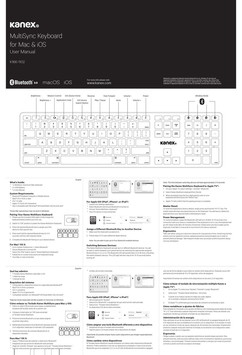 Kanex K166-1102 user manual