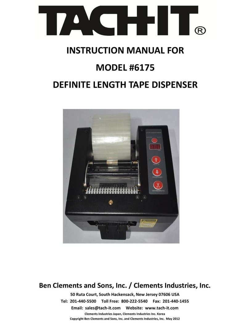 Tach-It 6175 instruction manual
