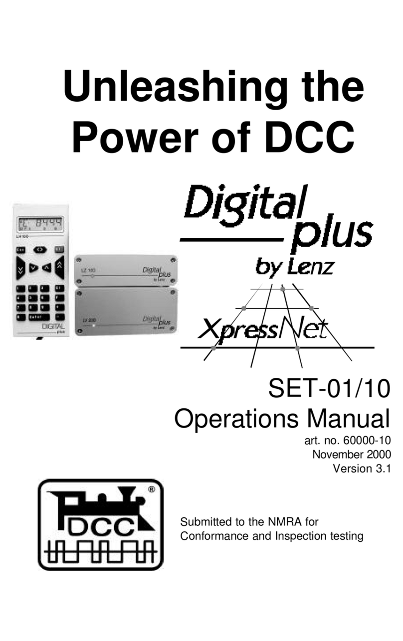 Lenz Digital Plus XpressNet SET-01/10 Operation manual