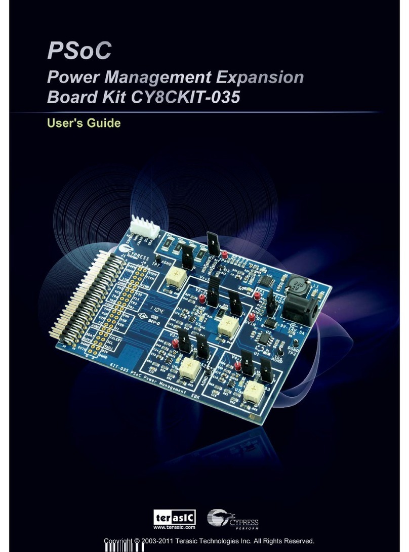 Terasic CY8CKIT-035 User manual