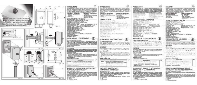 CALEFFI 624 instruction manual