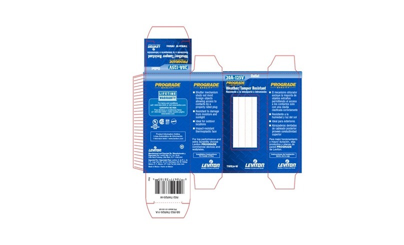 Leviton TWR20-W installation instructions