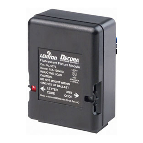 Leviton Decora Home Controls 6375 User manual