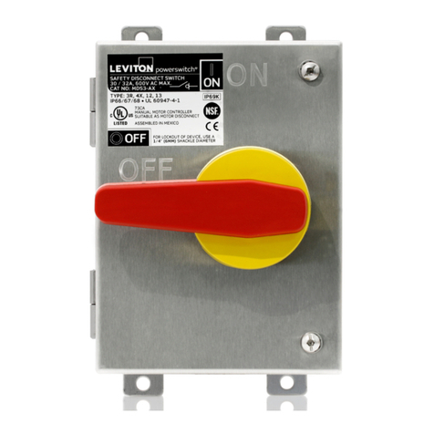 Leviton Powerswitch MDS30-AX User manual