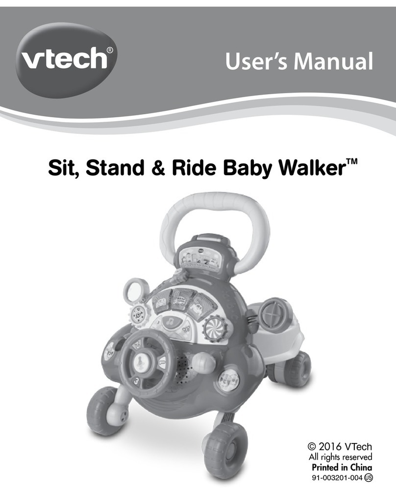 V-tech Sit, Stand & Ride Baby Walker User manual