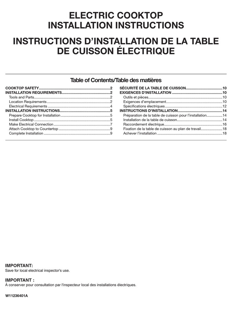 Jenn-Air JEC3430H installation instructions
