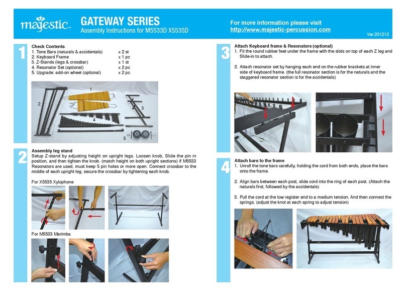 Majestic GATEWAY  M5533D Assembly instructions