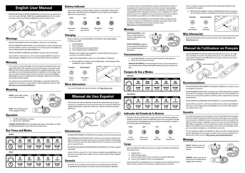 Lezyne Hecto user manual
