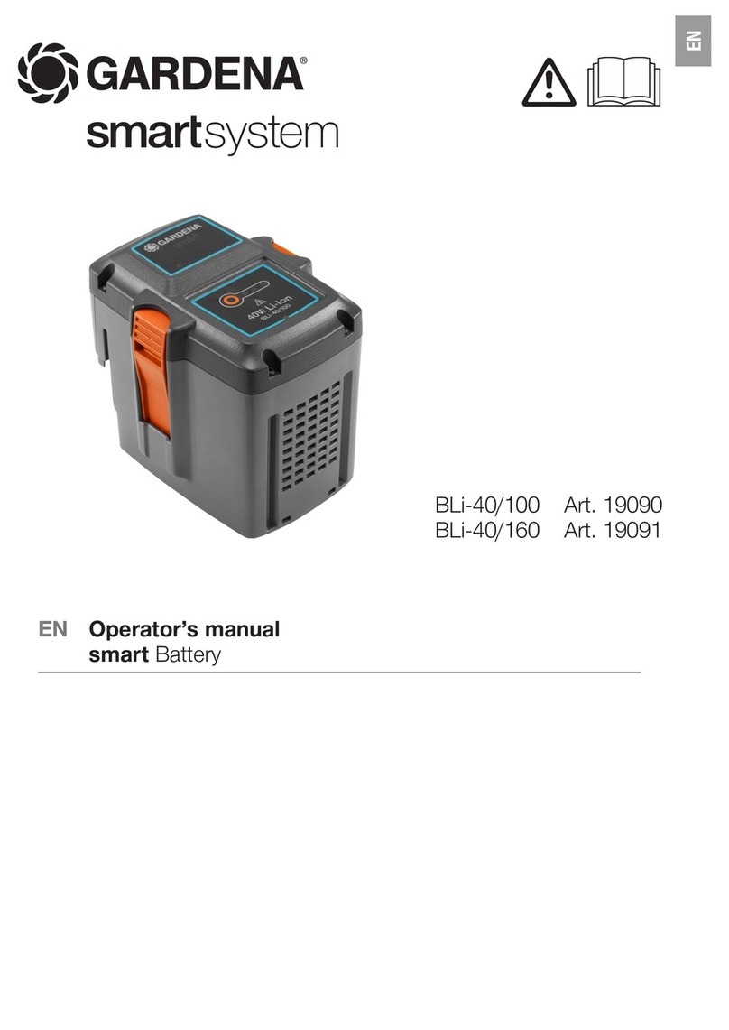 Gardena BLi-40/100 Operator's manual