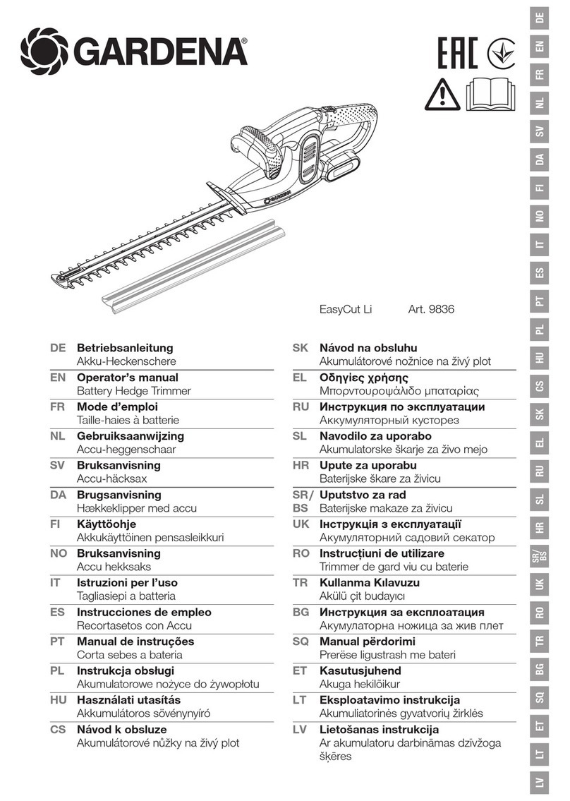Gardena EasyCut Li User manual