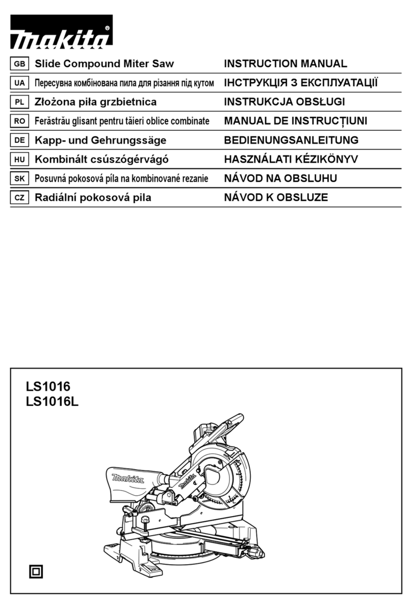 Makita LS1016 User manual Makita LS1016 User manual