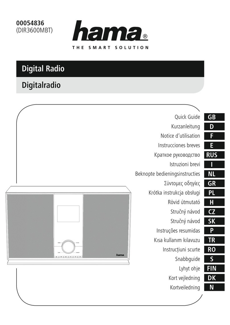 Hama DIR3600MBT User manual