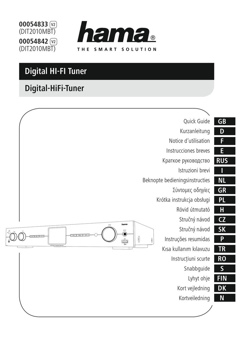 Hama DIT2010MBT User manual