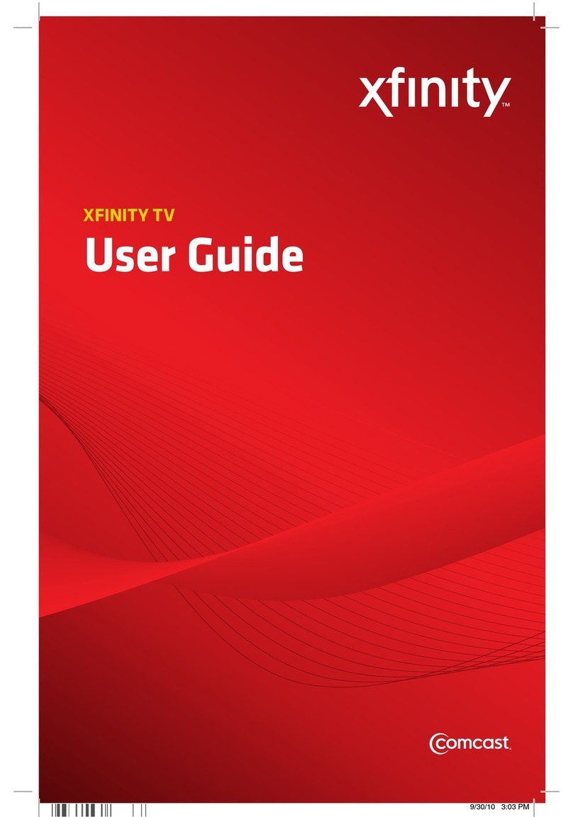 Comcast XFINITY User manual