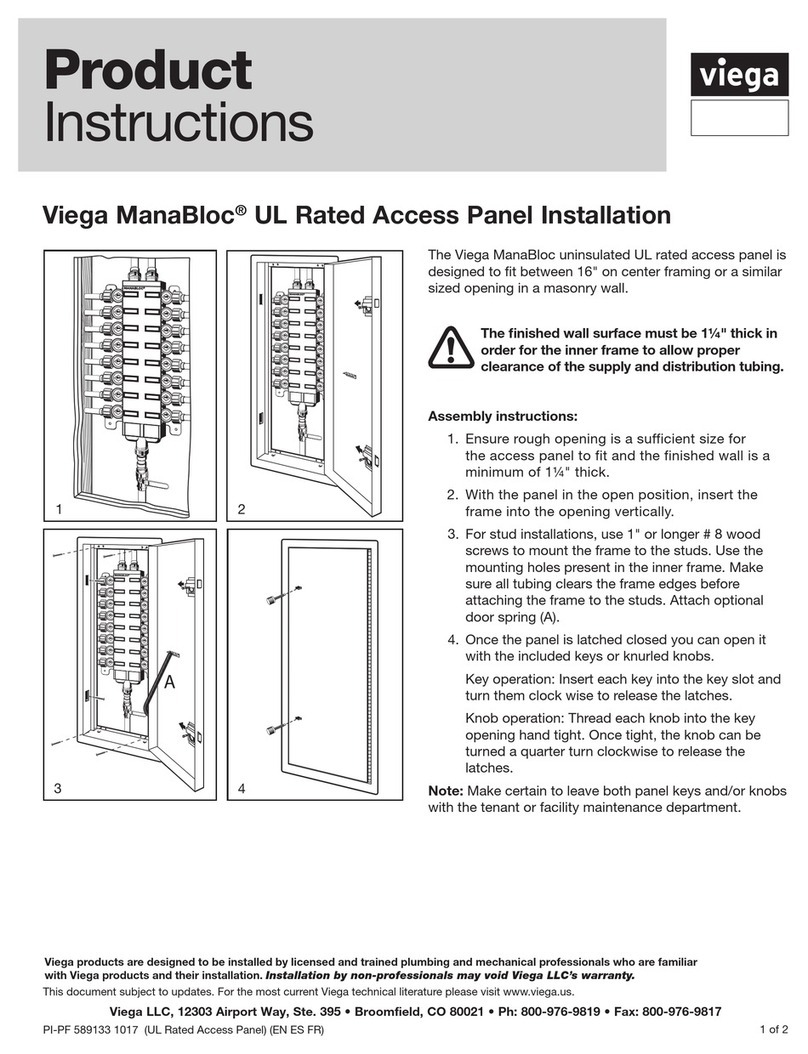 Viega ManaBloc Product instructions