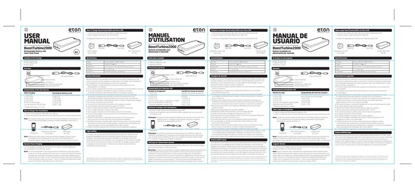 Eton BoostTurbine2000 user manual