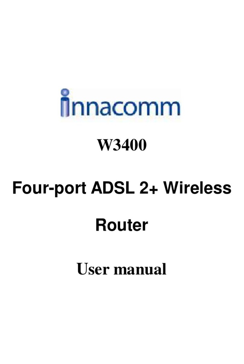INNACOMM W3400 user manual