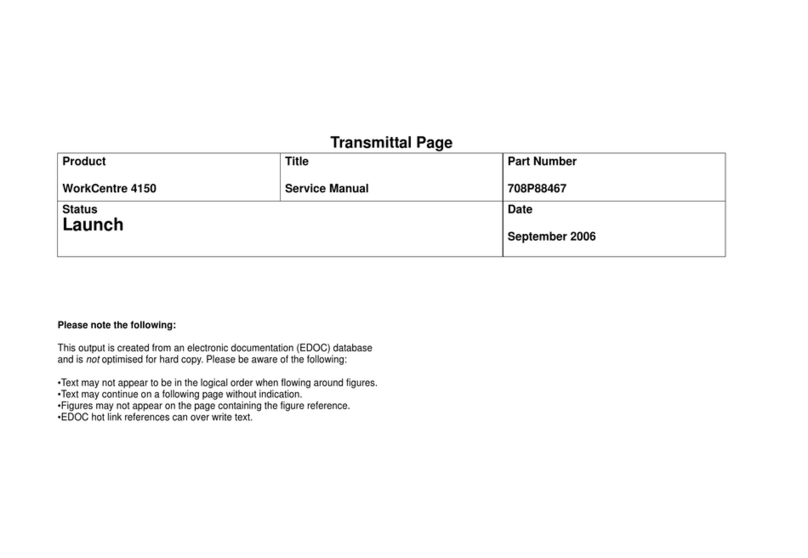 Xerox 4150 - WorkCentre B/W Laser User manual