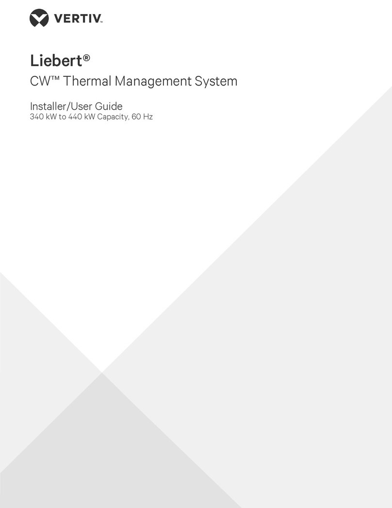 Vertiv Liebert CW440 Installer/user guide