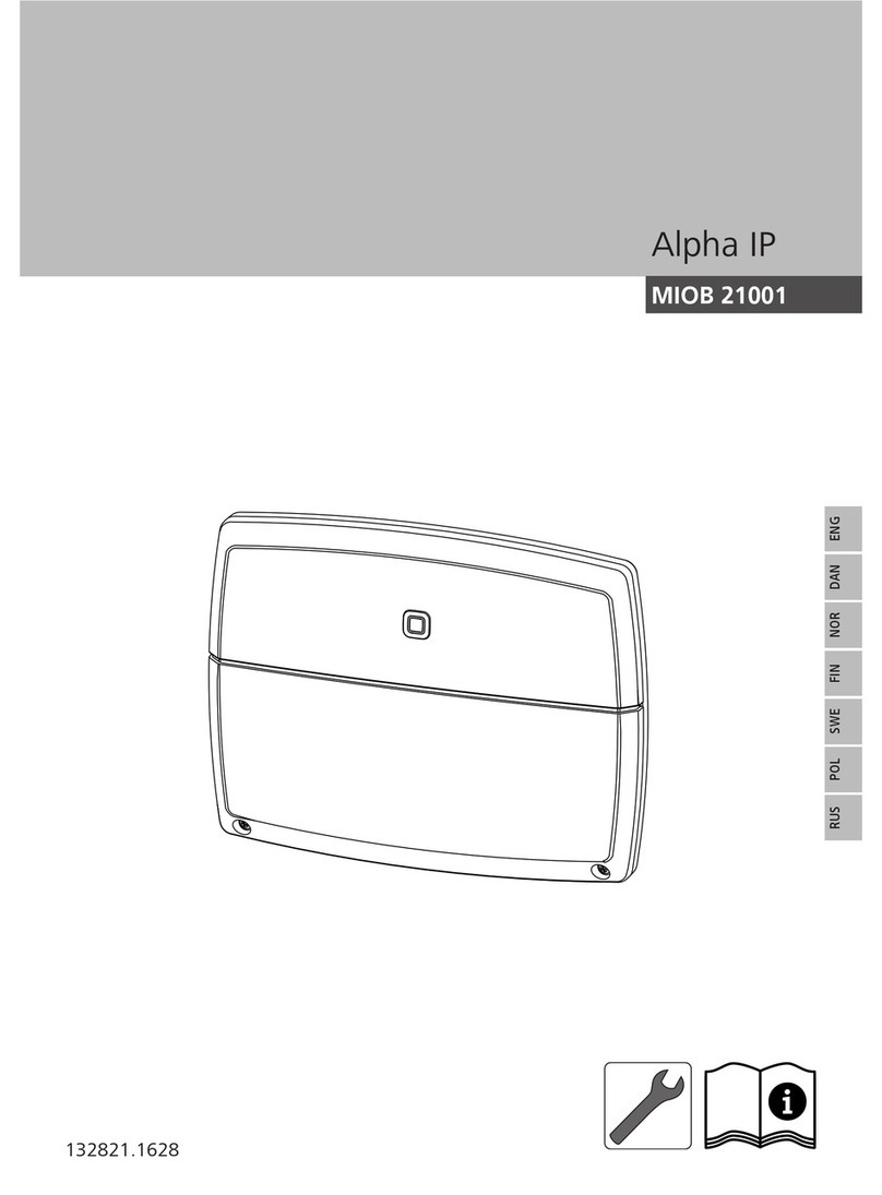 Alpha IP MIOB 21001 manual