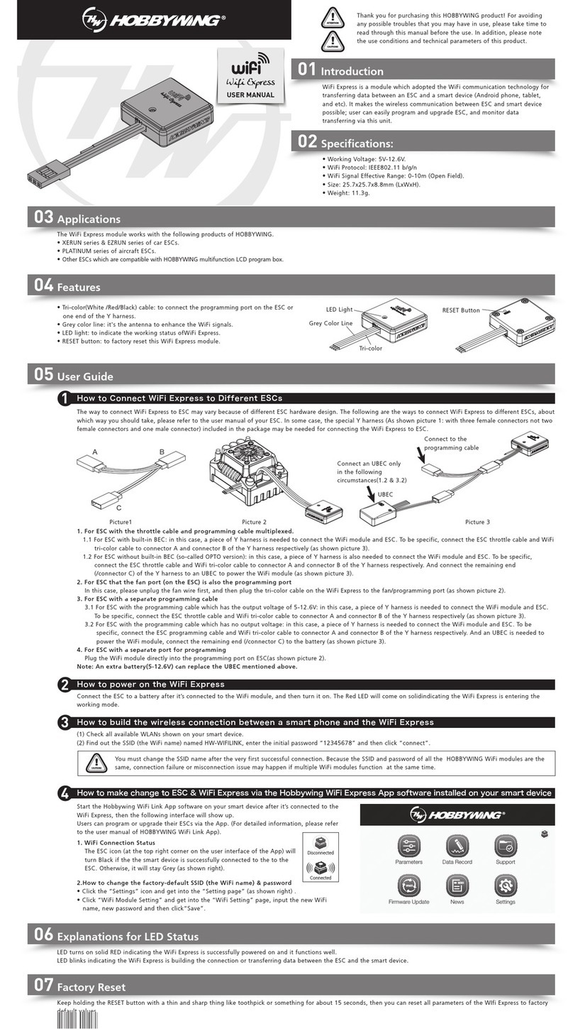 Hobby-Wing Wifi Express user manual