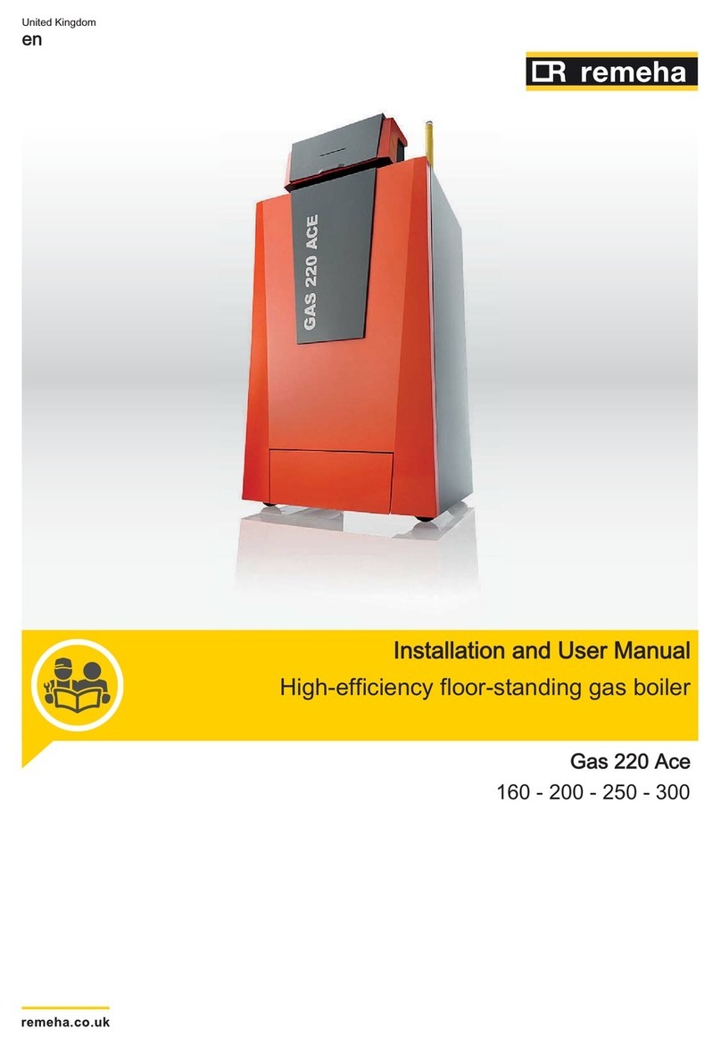 REMEHA Gas 220 Ace Series User manual